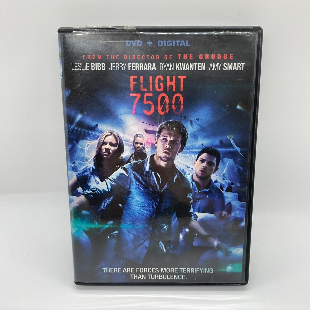Lionsgate Flight 7500 DVD Movie PG-13 Black Good Supernatural Horror Thriller